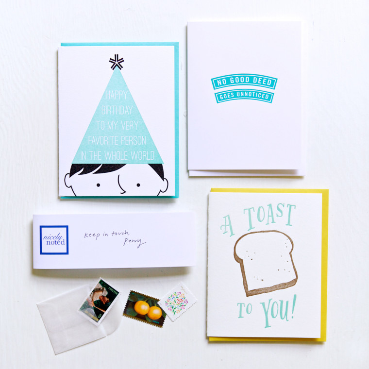 Nicely Noted stationery subscription service