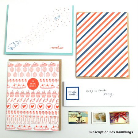 Nicely Noted stationery subscription service