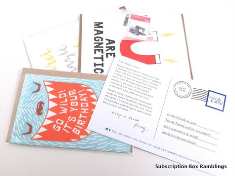 Nicely Noted stationery subscription service