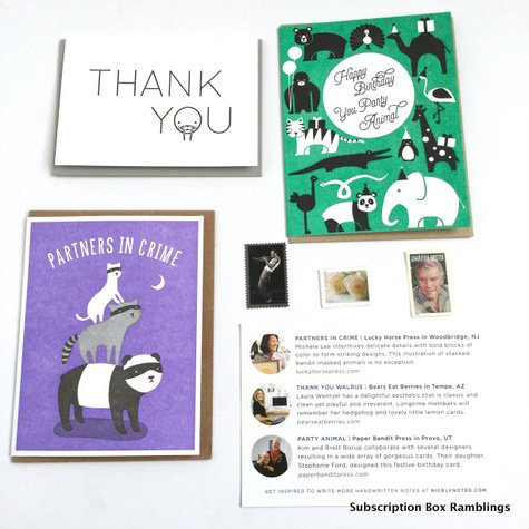 Nicely Noted stationery subscription service