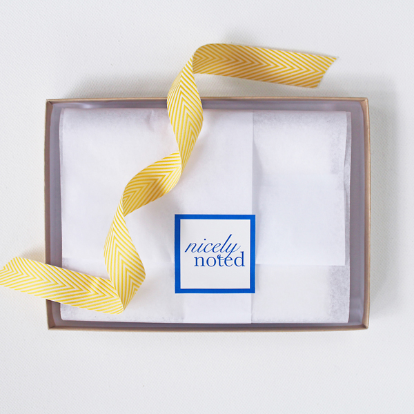 Nicely Noted monthly stationery subscription service