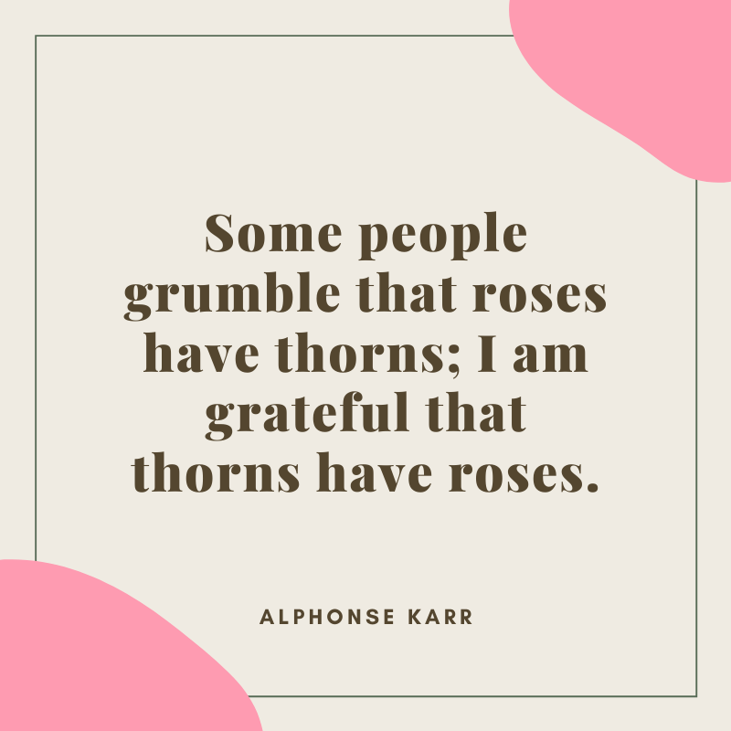 Alphonse Karr Quote on Gratitude