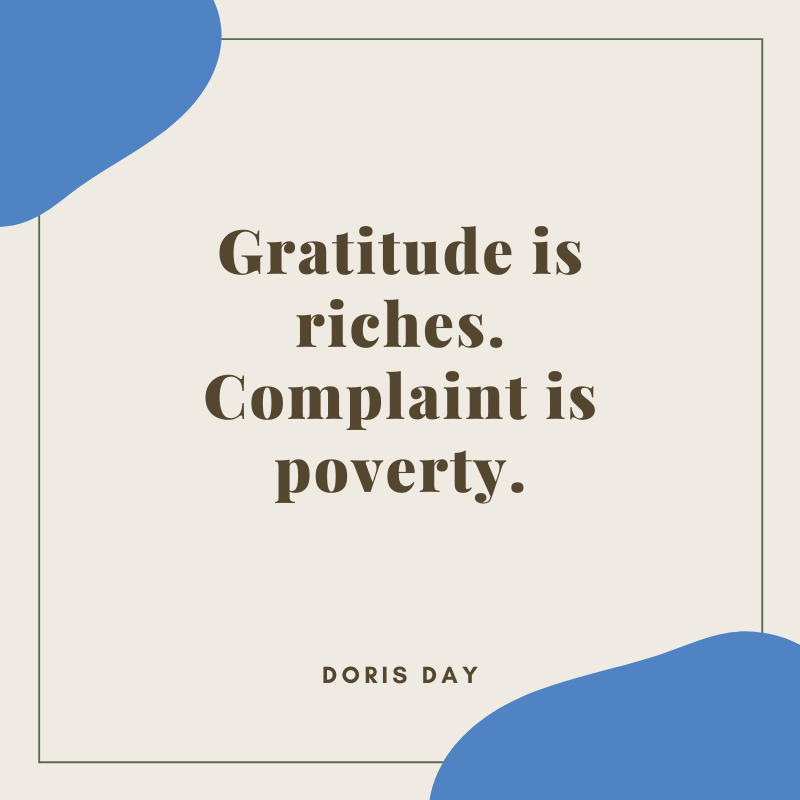 Doris Day Quote on Gratitude