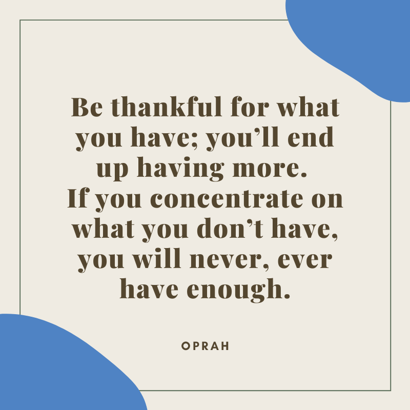 Oprah Quote on Gratitude